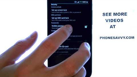 How Do I Setup A Passcode, Lockcode Or Pattern Lock On My HTC Rezound?