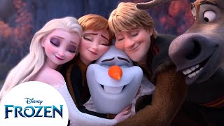 Elsa Traz Olaf De Volta À Vida | Frozen