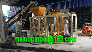 adjust QT4-24B cement hollow block making machinery