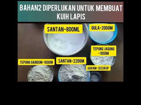 Cara Cara membuat kuih lapis - YouTube