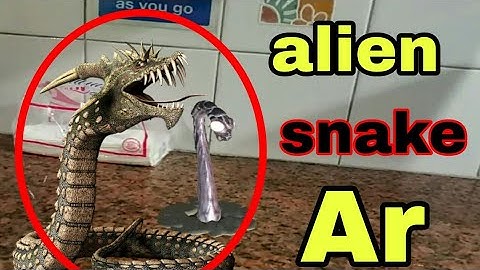 AR Alien Snake Augmented Reality Android App | AR Android app 2018 | by technical skr