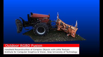 Outdoor RGBD Reconstruction of Complex 3D Objects