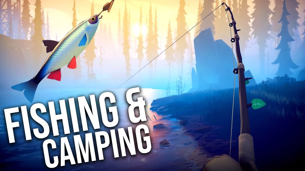 FISHING, CAMPING & NEW BACKPACK!! - AMONG TREES #3 - YouTube