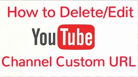 How to delete custom URL of YouTube channel | Delete custom URL YouTube