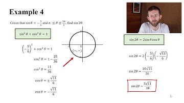 IB Math SL: Double Angle (sin2x)