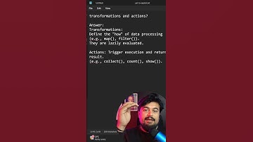 What are PySpark transformations and actions?