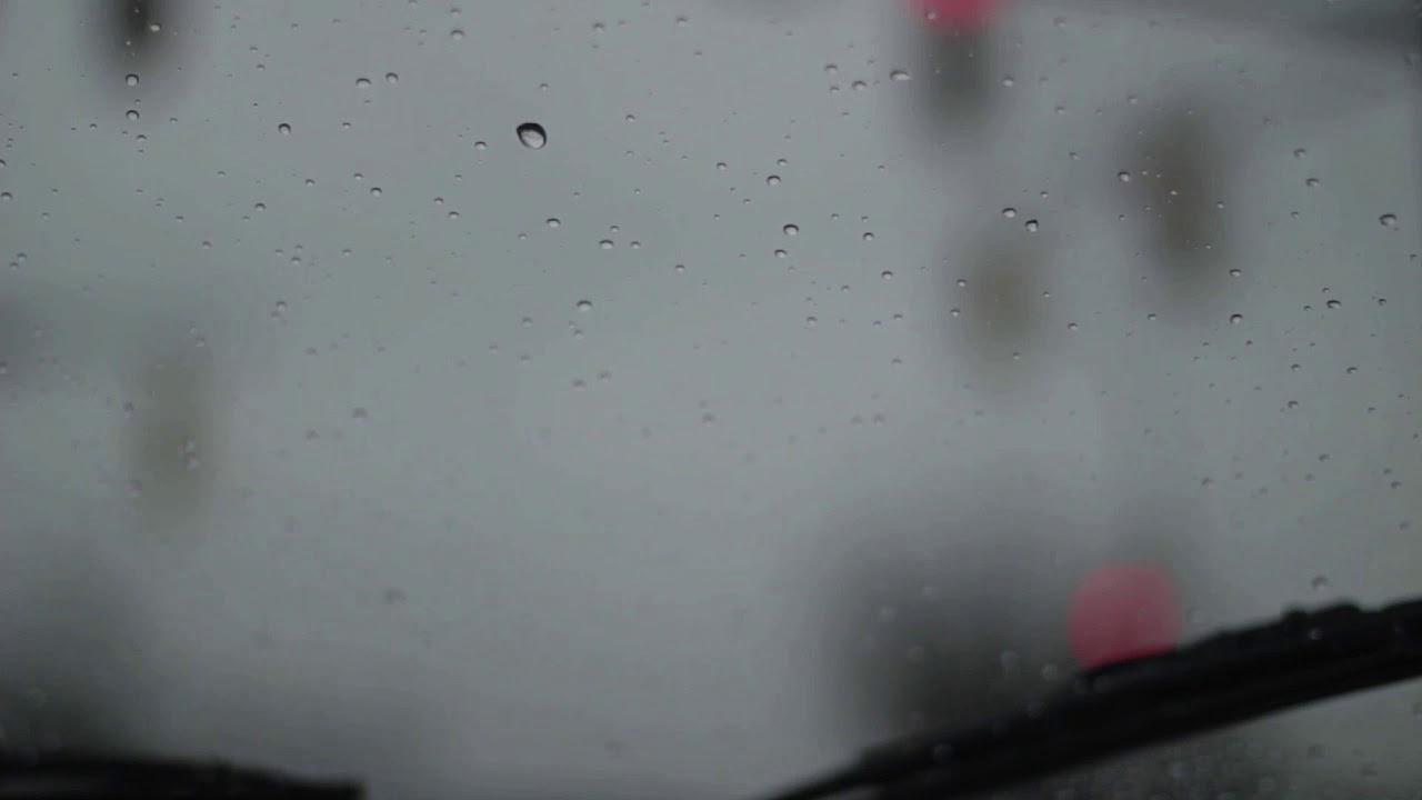 Windshield Raindrops and Relaxing Music ������ - YouTube