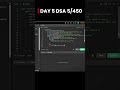 DAY4 DSA 5/450 #codeeveryday codeeveryday #codeadventure #coding #450challenge
