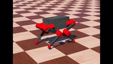 Quadruped Robot VMC Control