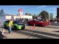 Dodge Magnum vs Challenger Hellcat @ Duluth MN Drag Races