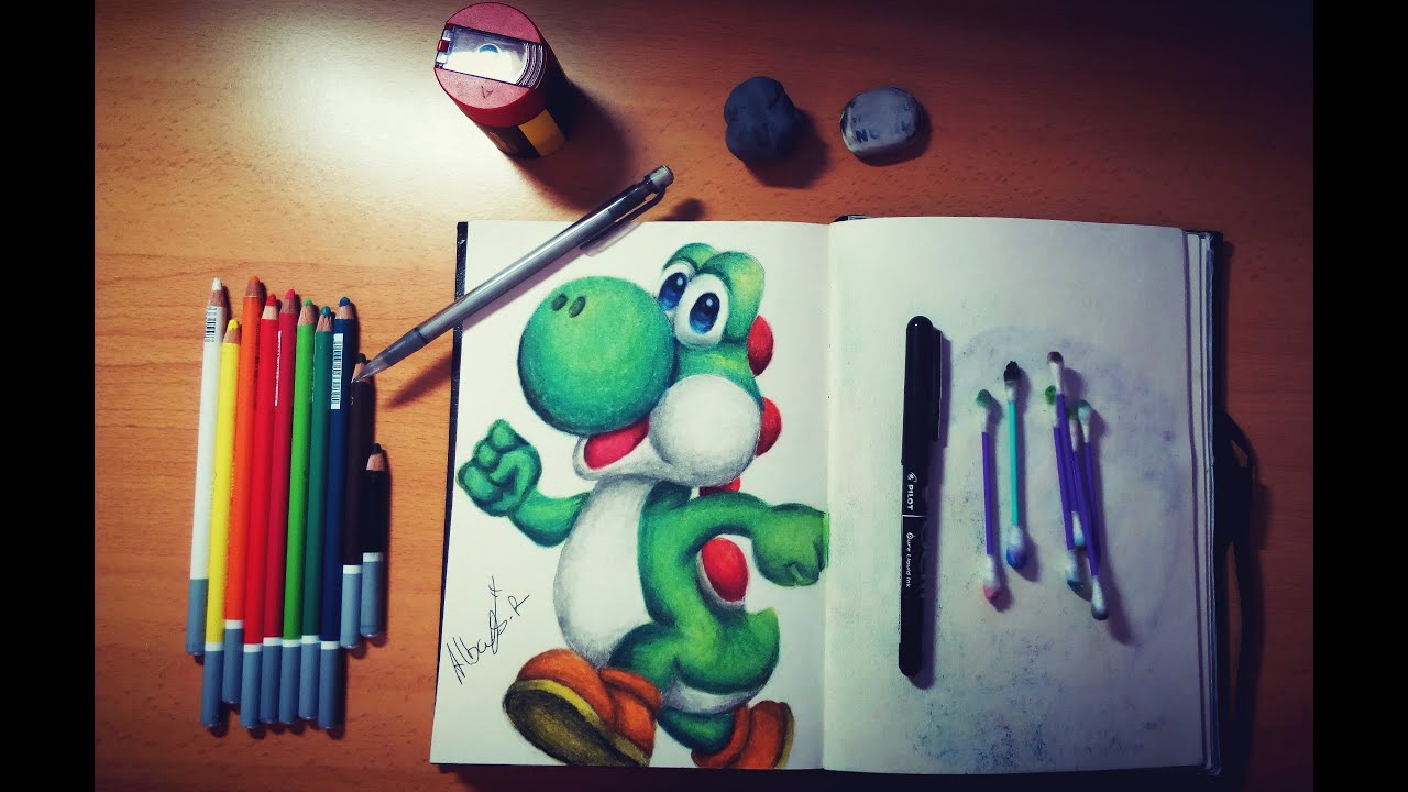 Dibujando a Yoshi - YouTube