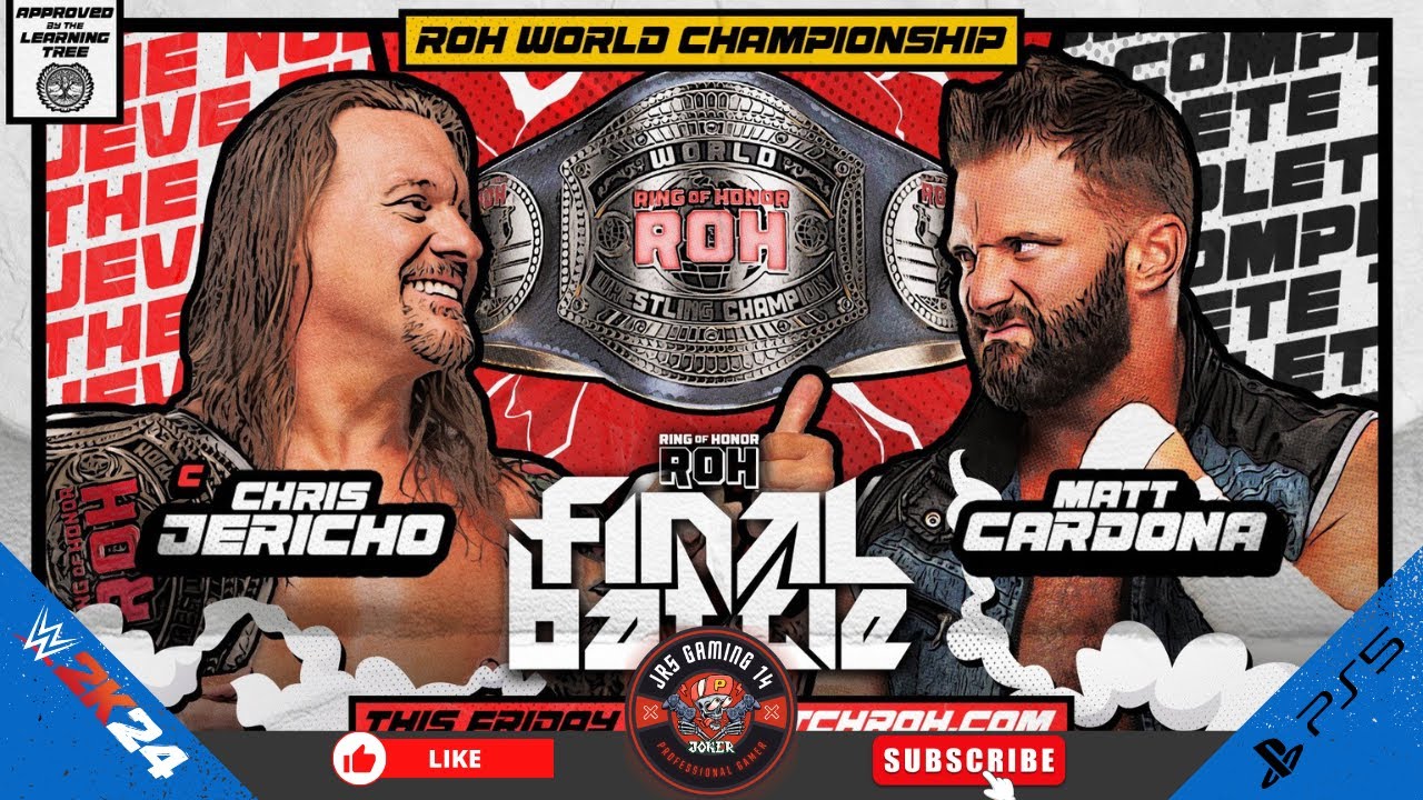Wwe Roh ROH FINAL BATTLE | ROH World Championship | WWE 2k24 Gameplay - YouTube