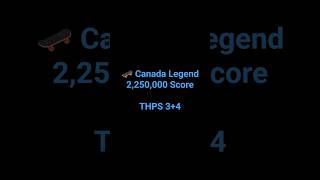 THPS 3+4 Canada Legend Challenge #thps3+4