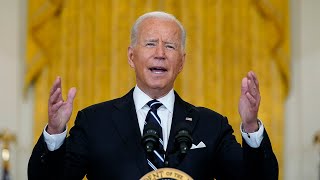 In full: Joe Biden delivers speech on Afghanistan evacuation
