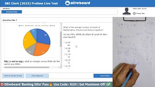 🎯 Oliveboard SBI Clerk live mock test📚✍️ 25 Dec | Share Score📝👆 | How to Attempt Mock #sbiclerk #sbi screenshot 1