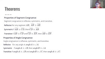 2.5 Proving Statements about Segments and Angles