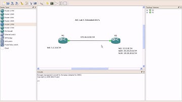 Access Control List ACL Lab 5 Part 1 Extended ACL