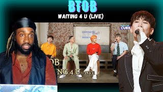 British Vocalist Reacts to BTOB - Waiting 4 U (LIVE)
