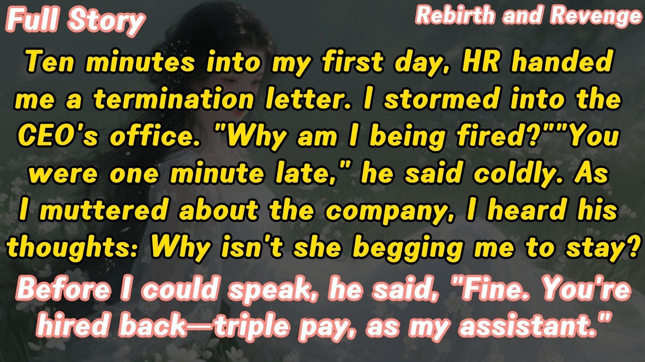 Late 1 minute ⏰Fired ❌Storms into CEO office 🚪His mind:“Want to kiss her lips.” 😳🔥