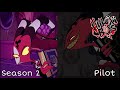 Helluva boss season 2 and pilot  comparison