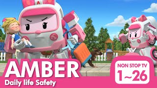 [🚑Daily life Safety with AMBER] Full Episodes│1~26 Episodes│2 Hour│Robocar POLI TV screenshot 5