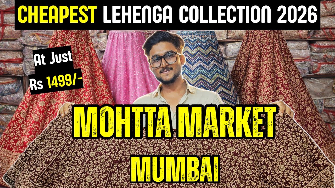 Mohatta Market Mumbai 😍 | Hidden Wedding Market | Lehengas Starting ₹1499 | Latest Collection 2026