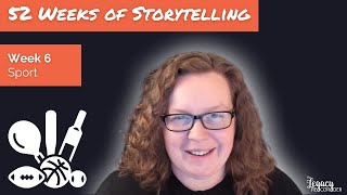 Week 6 of 52 Weeks of Storytelling ✍ - Favorite Sport 🏈⚽ or Sports team
