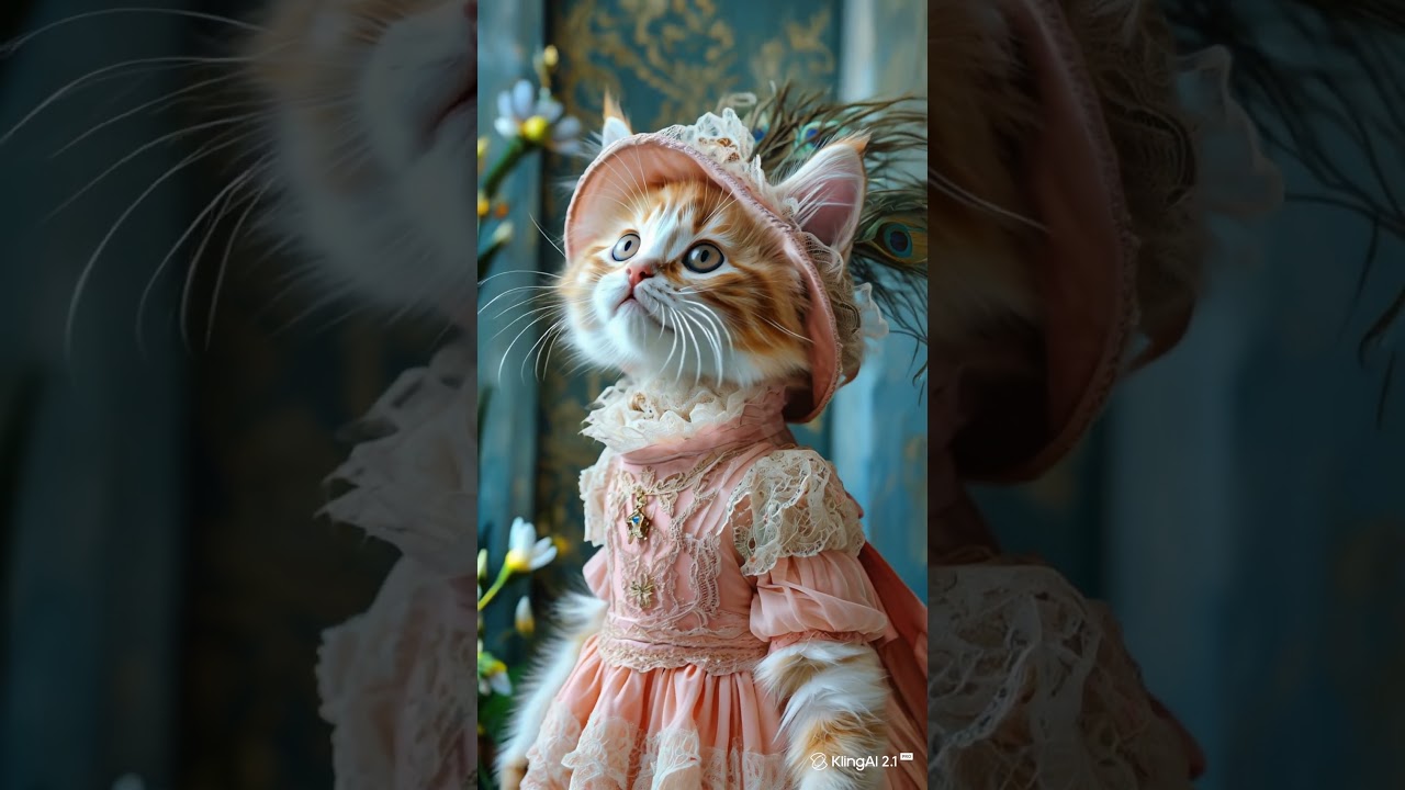 "Royal Cat Princess – A Fantasy You Didn’t Know You Needed 👑🐱"
