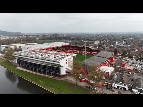 AJAIBWIN88 x arwantoto - Nottingham Forest Football Club - 4K Aerial Video