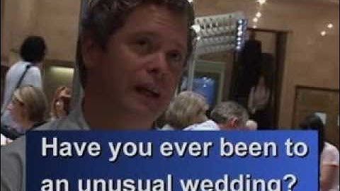 English Lesson 13 WV3 - Unusual Weddings