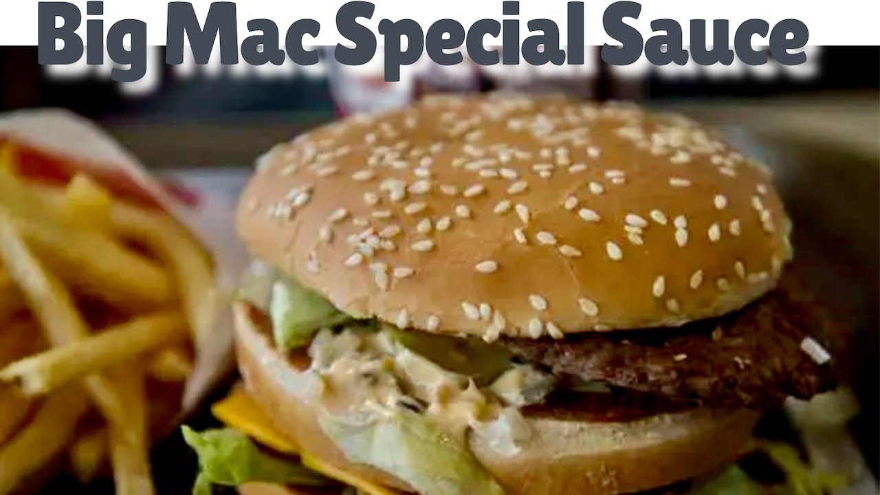 Big Mac Special Sauce. ┃copycat recipe┃ YouTube
