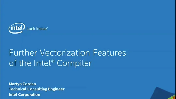 Further Vectorization Features of the Intel Compiler: Loops over STL Containers
