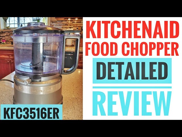 Testing the Kitchen Aid 3.5 Mini Chopper with 3 must try recipes  (KFC3516CU) 
