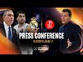 POST PLAYOFFS GAME 2 Press Conference | Real Madrid - Hapoel | EuroLeague Basketball