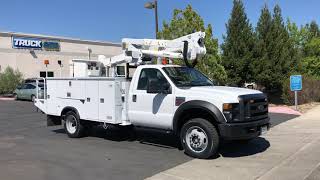 2008 Ford F550 4x4 Altec At35g Articulating Bucket Truck For Sale