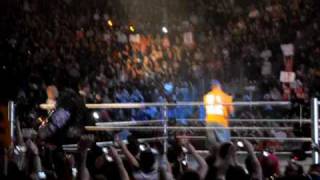 John Cena entrance. London 02 Arena. 12/4/2010. WWE RAW LIVE