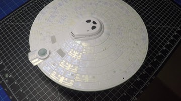 1/537 scale AMT enterprise paint test