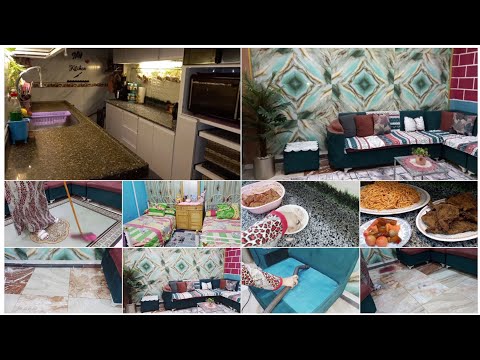 روتين ست بيت لهلوبه بداءت يومى بنشاط وانجزت كل اللى ورايا تنظيف الركنه والصاله وغرفه ولادى