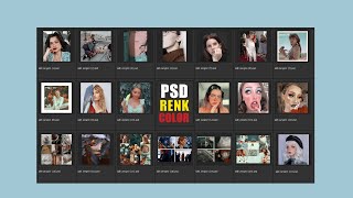 Photoshop PSD RENK  [  FREE PSD COLOR ]