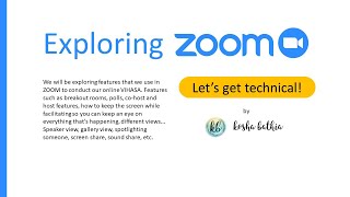 Using ZOOM to Conduct Online Sessions screenshot 2
