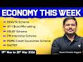 Economy This Week (19th Mar - 25th Mar 2026): BHAVYA, AT-1 Bonds, RoDTEP, PM Internship | UPSC  2026