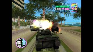 Tommy Vercetti STEAL a TANK from MILITARY Convoy in GTA  Vice City#gaming #military #rockstargames