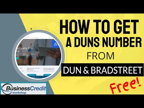 How to Get a DUNS Number from Dun and Bradstreet