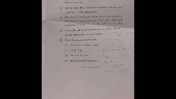 M.Sc Physics 2 sem statistical mechanics question paper sri dev suman university 2023-24 | Physics