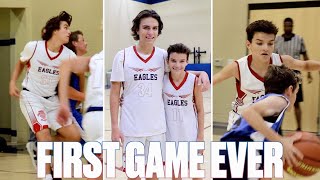 BINGHAM BROTHERS FIRST BASKETBALL GAME TOGETHER | BROTHERS PLAY FOR SCHOOL TEAM FOR THE FIRST TIME