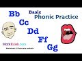 Basic Phonic Sounds: Bb Cc Dd Ff Gg | English Pronunciation Practice | Mark Kulek - ESL