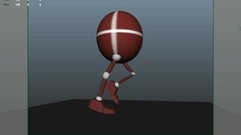 Playblast Walking Cycle