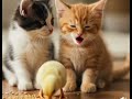A Tiny Chick’s Unexpected Act of Kindness 🐥🐱