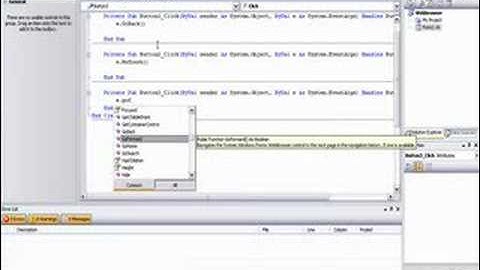Visual basic 2008 basic web browser