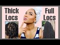 FULL THICK LOCS | BEST STARTER LOC METHODS FOR LOW DENSITY NATURAL HAIR | STARTING YOUR LOC JOURNEY